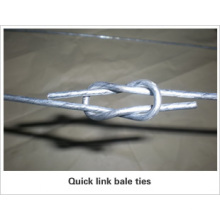 Galvanisé Quick Link Bale Ties